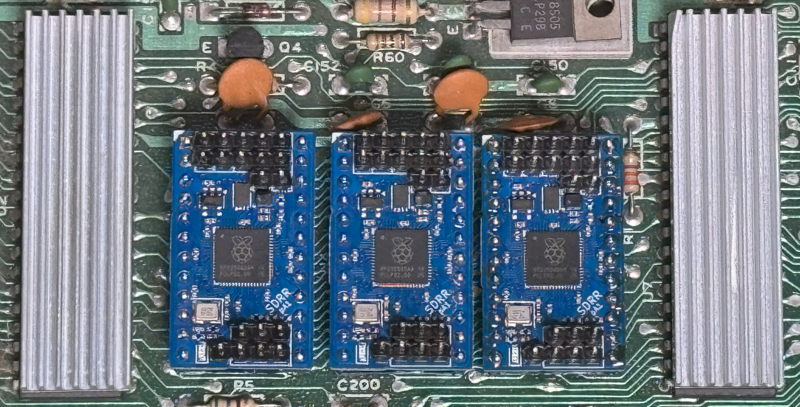 3 One ROM Picos in a Commodore 64