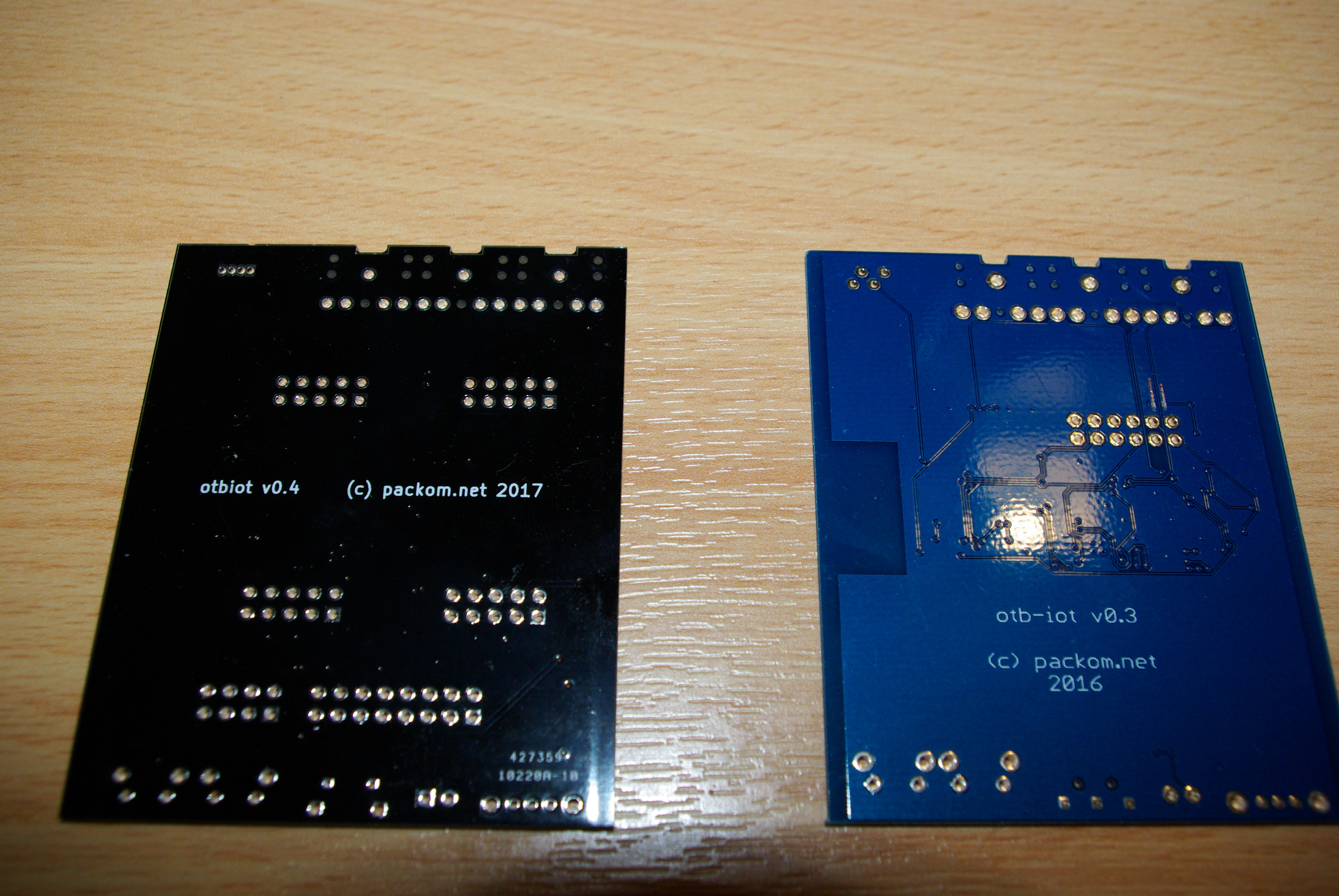 Seeed Studio vs Dirty PCBS rear